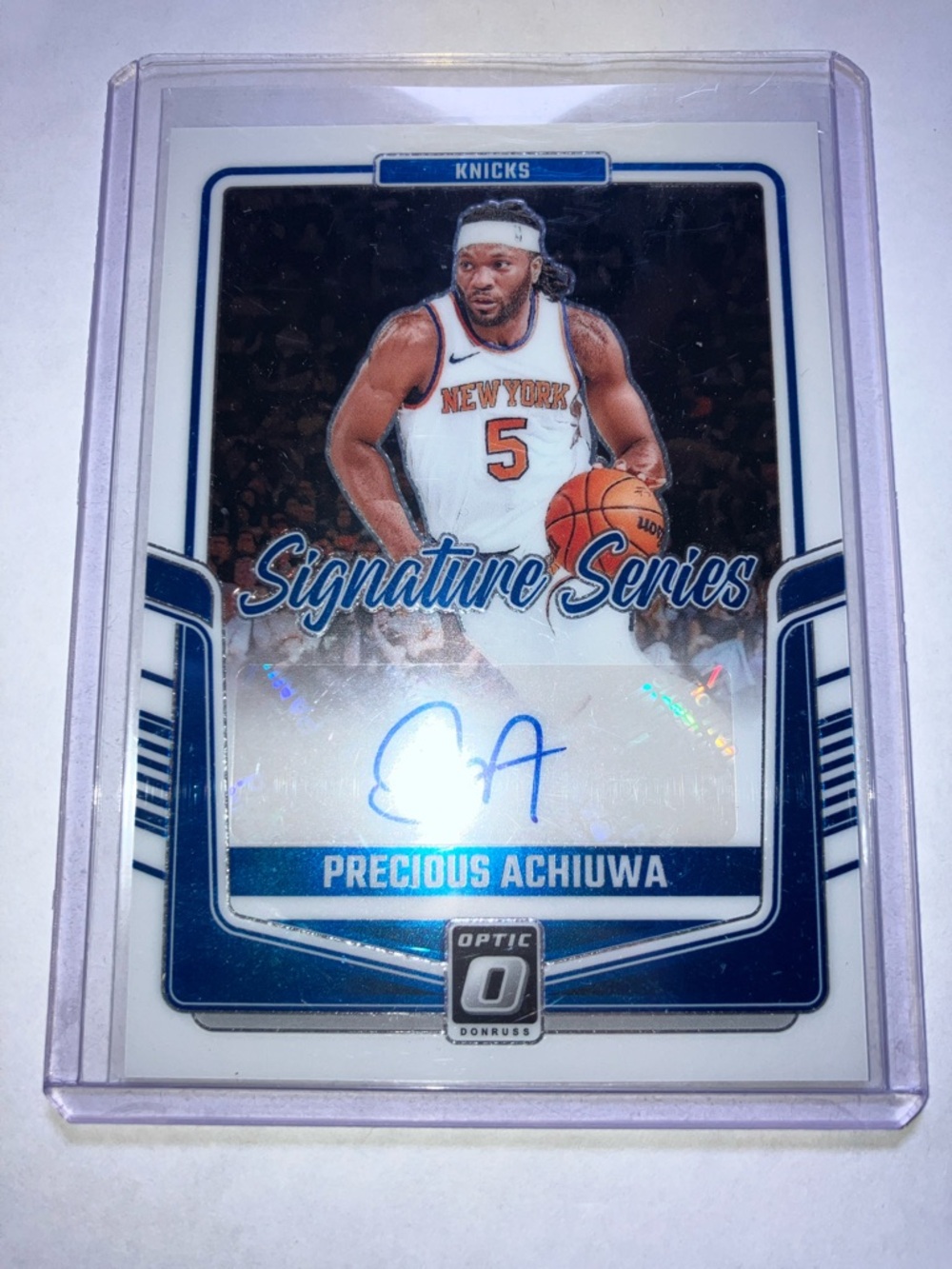 2024-25 Precious Achiuwa Signature Series New York Knicks Autographed Card NM+